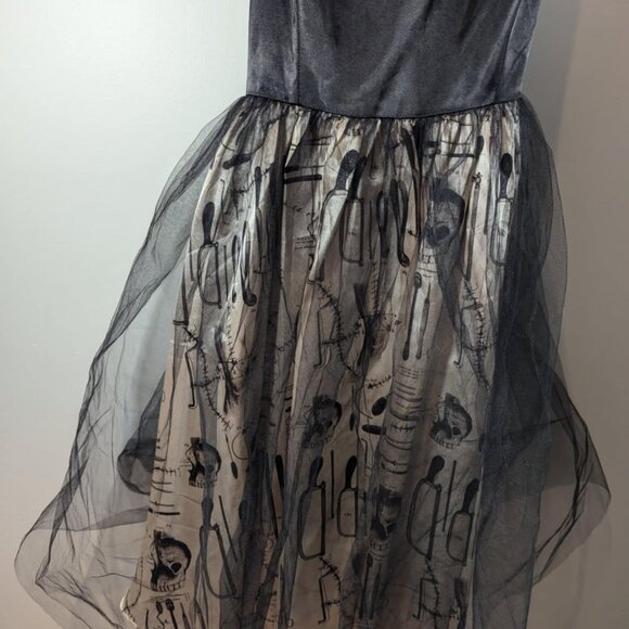 American Horror Story Dress Size Medium Halloween machete skull crinolen 2015 - Picture 5 of 15